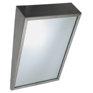 Fixed Tilt Stainless Steel Angle Framed Mirror