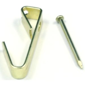 Picture Frame Hook with Brass Nail