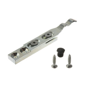 Centre stop with progressively adjustable retention spring catch