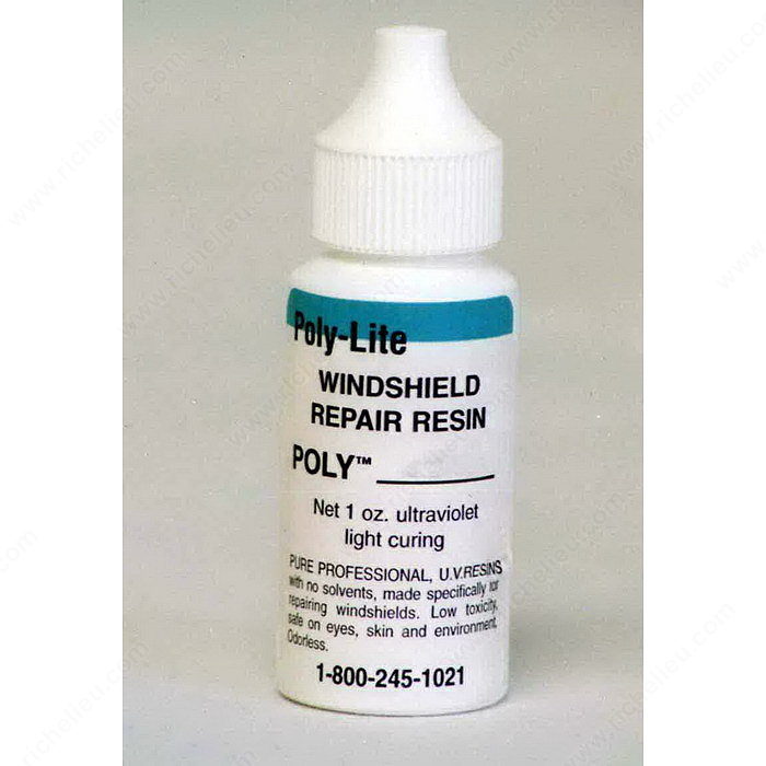 Windshield Repair::Resins and consumables