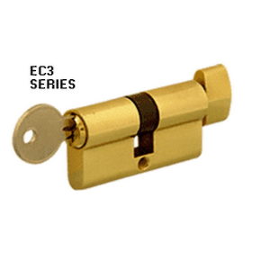 Extended Length Keyed Cylinder Lock with Thumb Turn