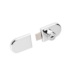 UV Door Lock and Keeper for Double Doors Rounded Shape