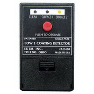 Low-E Single Pane Detector