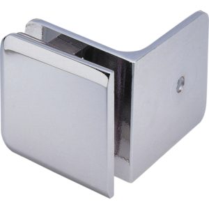 90° Glass-to-Wall Offset Clamp - Beveled