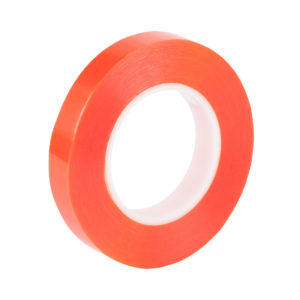 Double Sided Polyester Tape With Red Poly Liner
