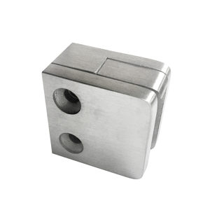 Square Glass Clamp - Flat Post Mount - Model 506