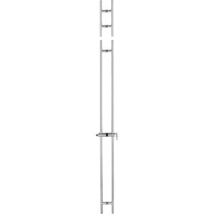 1" (25 mm) Diameter Ladder Back-to-Back with Lock (Convertible) Stainless Steel Handle - Height: 2 210 mm
