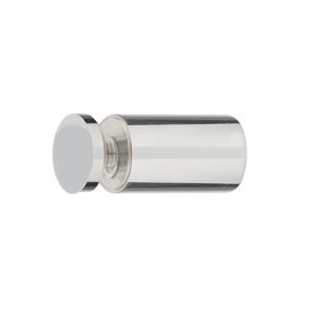 Cylindrical Solid Brass Knob - Single Mount