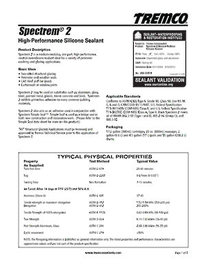 Spectrem® 2 Silicone Sealant