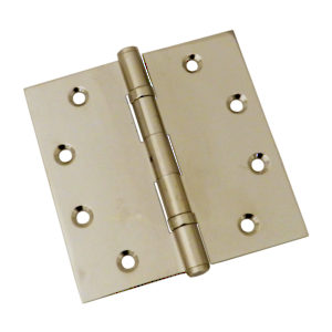 Solid Brass 4-1/2 in Mortise Ball Bearing Butt Hinge