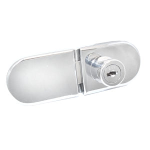 UV Door Lock and Keeper for Double Doors Rounded Shape