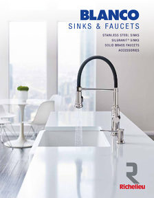 Richelieu Glazing Supplies Catalog Library - BLANCO SINKS & FAUCETS
 - page 1
