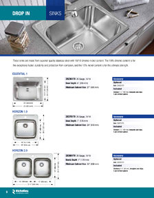 Richelieu Glazing Supplies Catalog Library - BLANCO SINKS & FAUCETS
 - page 6